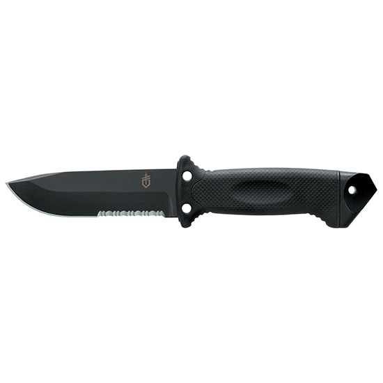 Gerber 2201629 LMF II Infantry Fixed Blade, Black Rubber Handle | 013658016293